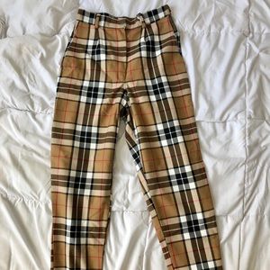 Dolls Kill LTT plaid pants/trousers